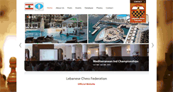 Desktop Screenshot of lebanesechessfederation.com