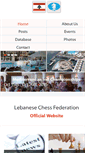 Mobile Screenshot of lebanesechessfederation.com